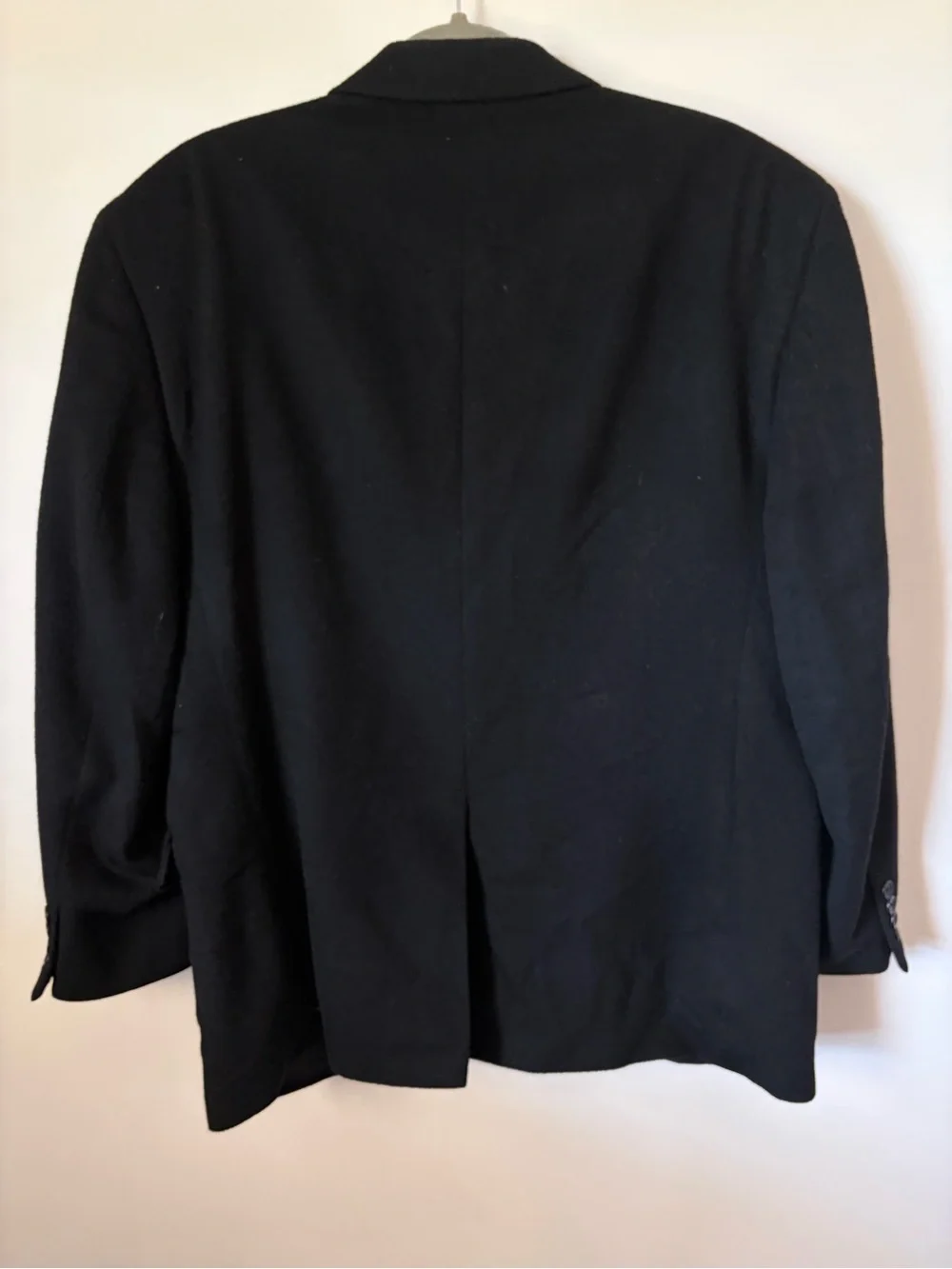 Jos. A Bank men’s camel hair blazer sport coat black preppy 44S